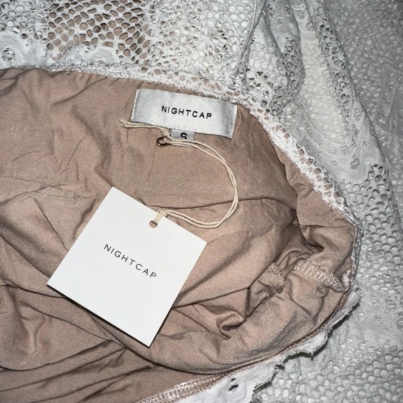 NIGHTCAP Free People “Monaco” white lace beach bridal maxi dress gown XS S M L - Picture 6 of 10